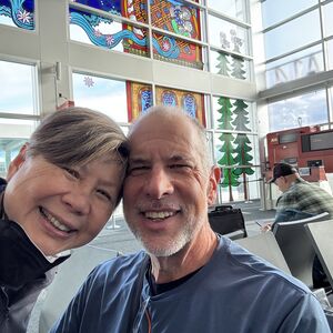 Waiting at the gate at Seatac